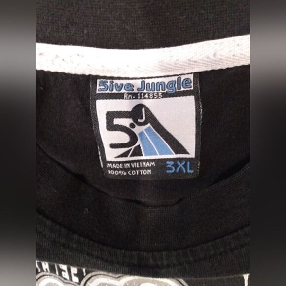 5IVE JUNGLE AND COMPANY- Made in Vietnam 100% cotton 3XL - Picture 4 of 7